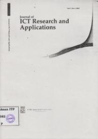 Image of Journal of ICT Research and Applications Vo. 7 No. 1