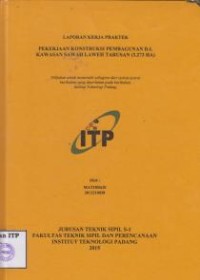 Image of Pekerjaan Konstruksi Pembangunan D.I Kawasan Sawah Laweh Tarusan (3.273 HA)