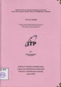 Image of Perancangan Aplikasi Mobile Learning Mata Pelajaran Fisika Kelas IX Berbasis Android