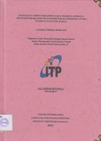 Image of Penerapan Radio Streaming Pada Website Lembaga Penyiar Publik (LPP) Televisi Republik Indonesia (TVRI) Stasiun Sumatera Barat