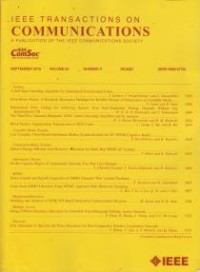 Image of IEEE Transactions On Communications Vol. 64 No. 9