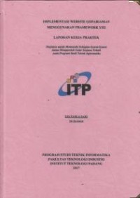 Image of Implementasi Website Gopariaman Menggunakan Framework YII2