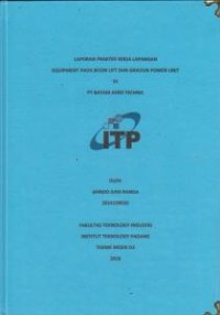 Image of Equipment Pada Boon Lift dan Graoun Power Unit di PT. Batam Aero Technic