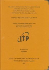 Image of Pelaksanaan Pekerjaan Pile Cap, Sloof, Kolom Serta Balok dan Plat Lantai 1 Pada Pembangunan Gedung ESDM Provinsi Sumatera Barat (Lanjutan)
