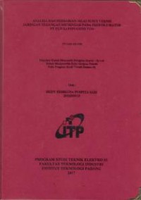 Image of Analisa dan Perbaikan Nilai Susut Teknis Jaringan Tegangan Menengah Pada Feeder 5 Matur PT. PLN Rayon Koto Tuo