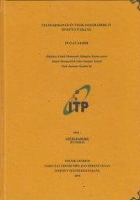 Image of Studi Kerapatan Titik Dasar Orde IV Di Kota Padang