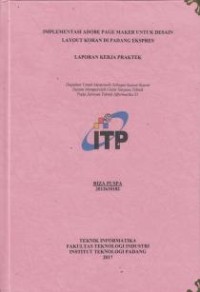Image of Implementasi Adobe Page Maker untuk Desain Layout Koran di Padang Ekspres