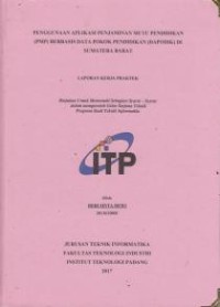 Image of Penggunaan Aplikasi Penjaminan Mutu Pendidikan (PMP) Berbasis Data Pokok Pendidikan (Dapodik) di Sumatera Barat