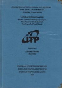 Image of Analisa Keauasan Impeller pada Clay Bath Pump di PT. Sinar Langkat Perkasa Sumatera Utara Medan