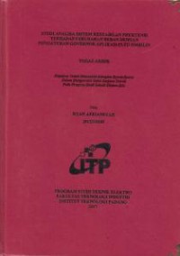 Image of Studi Analisa Sistem Kestabilan Frekuensi Terhadap Perubahan Beban Dengan Pengaturan Covernor Aplikasi PLTU Ombilin