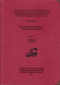 Image of Studi Analisis Pengaruh Perilaku Petir Pada Saluran Udara Tegangan Tinggi (SUTT) 150 kV Dengan Menggunakan Metode Burgsdorf (Aplikasi GI Payakumbuh-GI Koto Panjang)