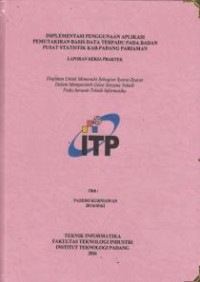 Image of Implementasi Penggunaan Aplikasi Pemutakiran Basis Data Terpadu pada Badan Pusat Statistik Kab. Padang Pariaman
