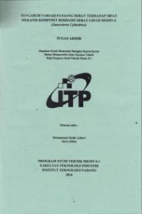 Image of Pengaruh Variasi Panjang Serat Terhadap Sifat Mekanis Komposit Berbasis Serat Lidah Mertua (Sansevieria Cylindrica)