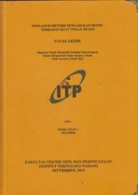 Image of Pengaruh Metode Pengadukan Beton Terhadap Kuat Tekan Beton