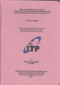 Image of Rekayasa Perangkat Lunak Wisata Pulau Kota Padang Berbasis Web (Studi Kasus Kecamatan Bungus Teluk Kabung)