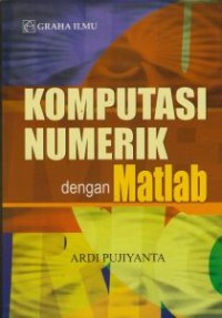 Image of Komputasi Numerik dengan Matlab