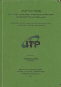 Image of Peta Persebaran Potensi Listrik Tenaga Mikro Hidro (PLTMH) di Provinsi Sumatera Barat