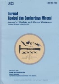 Image of Jurnal Geologi dan Sumberdaya mineral Vol. 19, No. 3, Agustus 2018