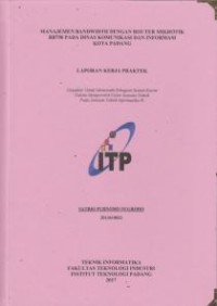 Image of Manajement Bandwidth dengan Router Mikrotik RB750 pada Dinas Komunikasi dan Informasi Kota Padang