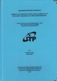 Image of Proses Elektroplating Sambungan Pipa DIPT. Dharma Pacific Engineering