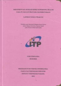 Image of Implementasi Aplikasi Hipro Supporting Dealer pada PT. Hayati Pratama Mandiri Padang