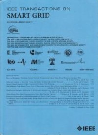 Image of IEEE Transactions on  Smart Grid Vol. 9, No. 1, January 2018