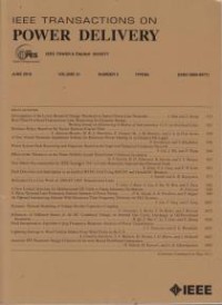 Image of IEEE Transactions on Power Delivery Vol. 32, No. 6, December 2017
