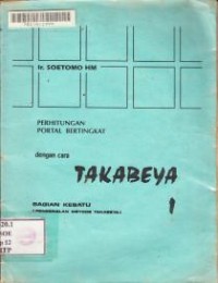 Image of Perhitungan Portal Bertingkat dengan Motede TAKABEYA, Jil.1