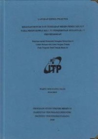 Image of Keausan Rotor Bar Terhadap Mesin Pemecah Nut pada Mesin Ripple Mill PT. Perkebunan Nusantara V PKS Selrokan