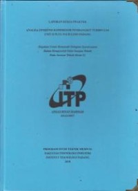 Image of Analisa Efisiensi Kompresor Pembangkit Turbin Gas Unit II PLTG Pauh Limo Padang