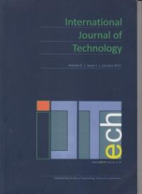 Image of International Journal of Technology Vol. 6, No. 1, January 2015