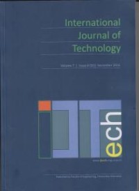 Image of International Journal of Technology Vol. 7, No. 8, December 2016