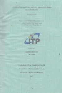 Image of Analisa Perilaku Retak pada Komposit Serat Batang Pisang