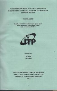 Image of Perbandingan Hasil Pengujian Tarik Baja Karbon Rendah Antara Standar ASTM dengan Standar British