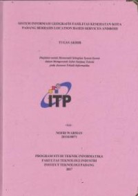 Image of Sistem Informasi Geografis Fasilitas Kesehatan Kota Padang Berbasis Location Based Services Android