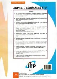 Image of Jurnal Teknik Sipil ITP Vol. 4, No. 1, Januari 2017