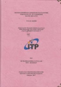 Image of Sistem Informasi Geografis Daya Listrik Terpasang PT. PLN (Persero) Rayon Belanti