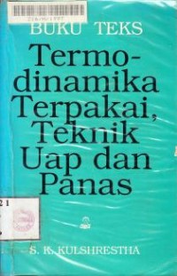 Image of Termodinamika Terpakai, Teknik Uap dan Panas