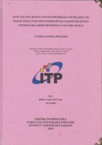 Image of Rancang dan Bangun Sistem Informasi Agenda Keluar Masuk Surat pada Dinas Perhubungan Komunikasi dan Informatika (Dishubkominfo) Sumatera Barat