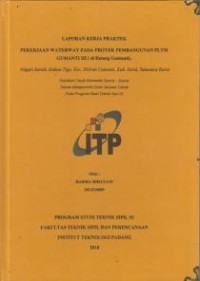 Image of Pekerjaan Waterway pada Proyek Pembangunan PLTM Gumanti III (di Batang Gumanti)