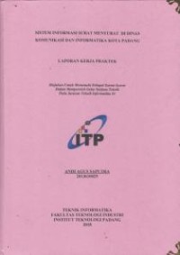 Image of Sistem Informasi Surat Menyurat di Dinas Komunikasi dan Informatika Kota Padang