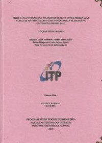 Image of Perancangan Teknologi Augmented Reality Untuk Perkenalan Fakultas Matematika dan Ilmu Pengetahuan Alam (FMIPA) Universitas Negeri Riau