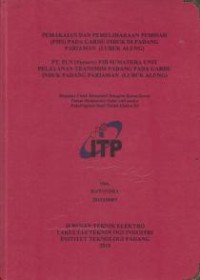 Image of Pemakaian dan Pemeliharaan Pemisah (PMS) Pada Gardu Induk di Padang Pariaman (Lubuk Alung)