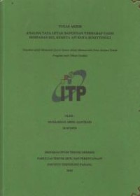Image of Analisa Tata Letak Bangunan Terhadap Garis Sempadan Rel Kereta Api Kota Bukittinggi