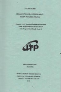 Image of Perancangan dan Pembuatan Mesin Pengiris Pisang