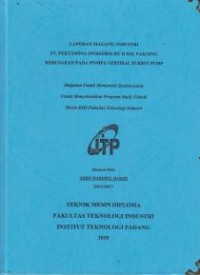 Image of PT. Pertamina (Persero) RU II Sei. Pakning Kerusakan Pada Pompa Vertikal Turbin Pump