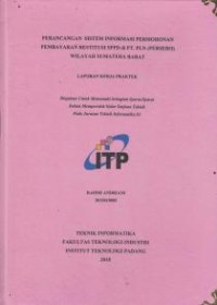 Image of Perancangan Sistem Informasi Permohonan Pembayaran Restitusi SPPD di PT. PLN (Persero) Wilayah Sumatera Barat