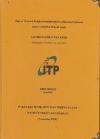 Image of Digitasi 2D dalam Rangka Pemutakhiran Peta Rupabumi Indonesia Skala 1 : 25.000 di Wilayah Jambi