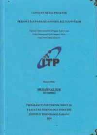Image of Perawatan Pada Komponen Belt Conveyor