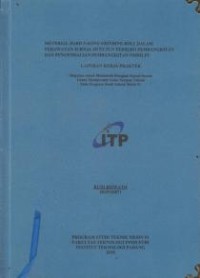 Image of Material Hard Facing Grinding Roll Dalam Perawatan Jurnal di PT. PLN Persero Pembangkitan dan Pengendalian Pembangkitan Ombilin